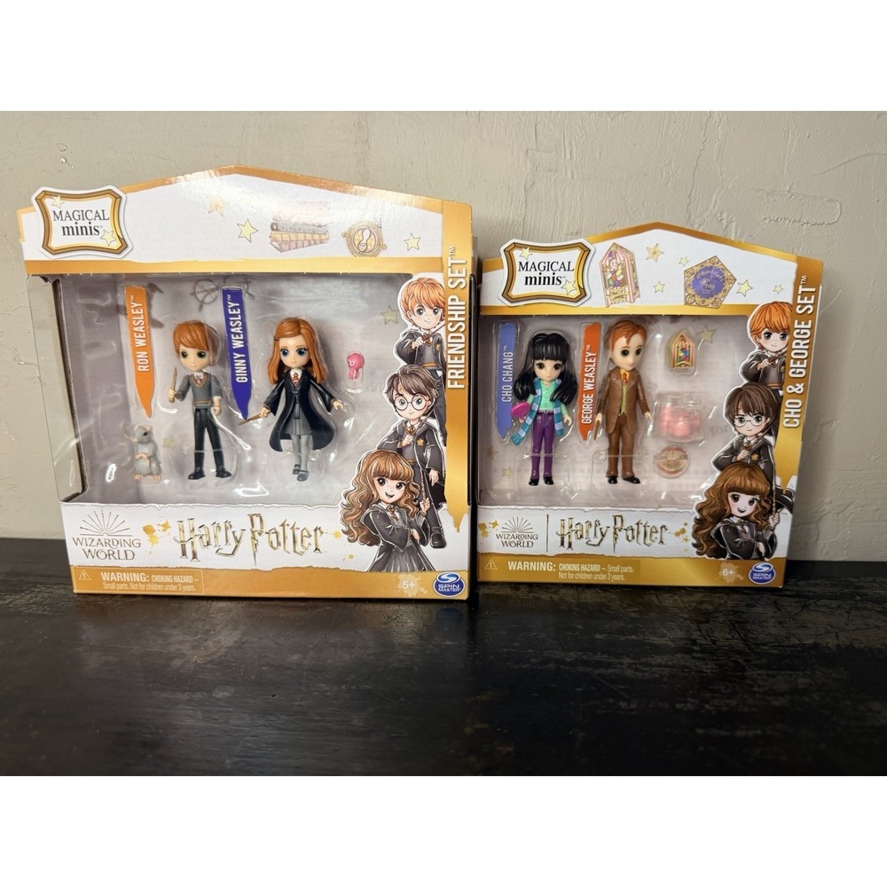 Wizarding World Harry Potter Magical Minis 2 Sets Friendship‎ Set & Cho & George